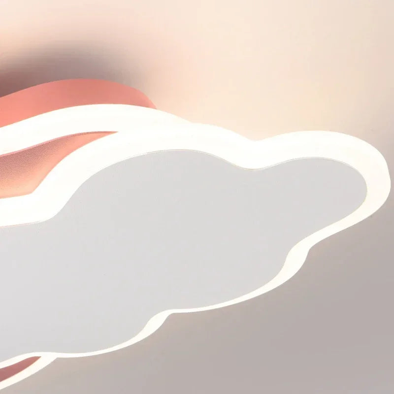 Nordic Astronaut Cloud LED Hanglamp - plafondlamp - close-up