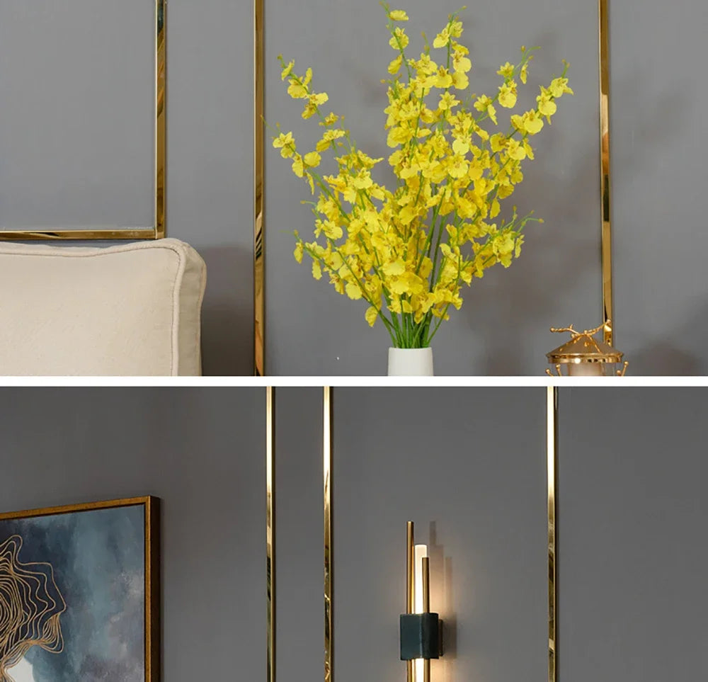 Modern Luxe Marmeren LED Wandlamp - wandlamp - sfeerbeeld