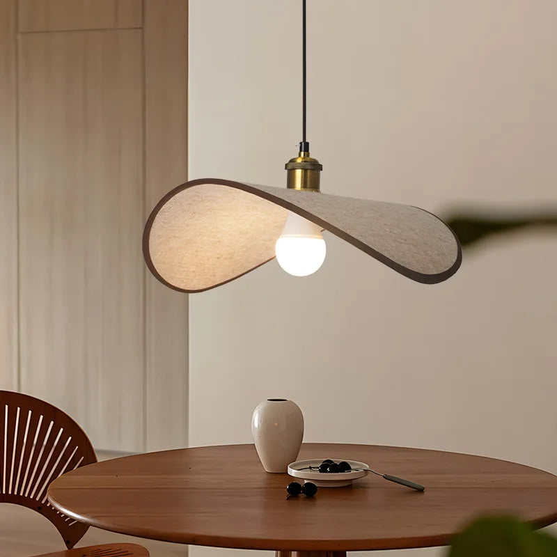 ZenAura Wabi-Sabi Strohoed Hanglamp - hanglampen - sfeerbeeld