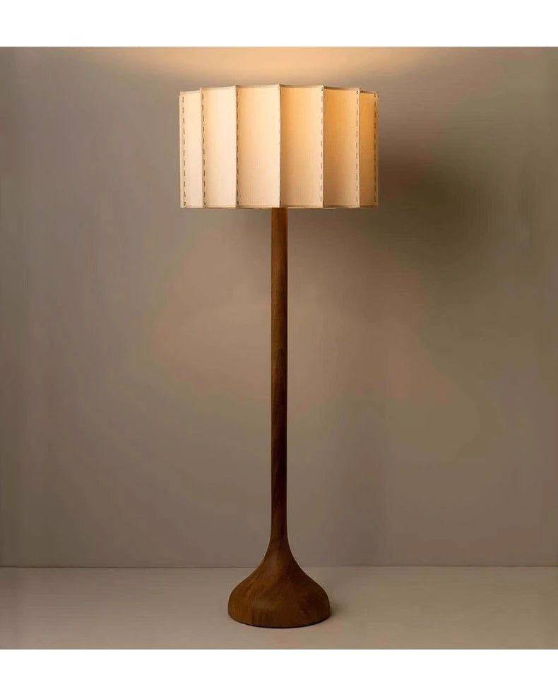 Wabi Sabi Houten Staande Vloerlamp - wandlamp