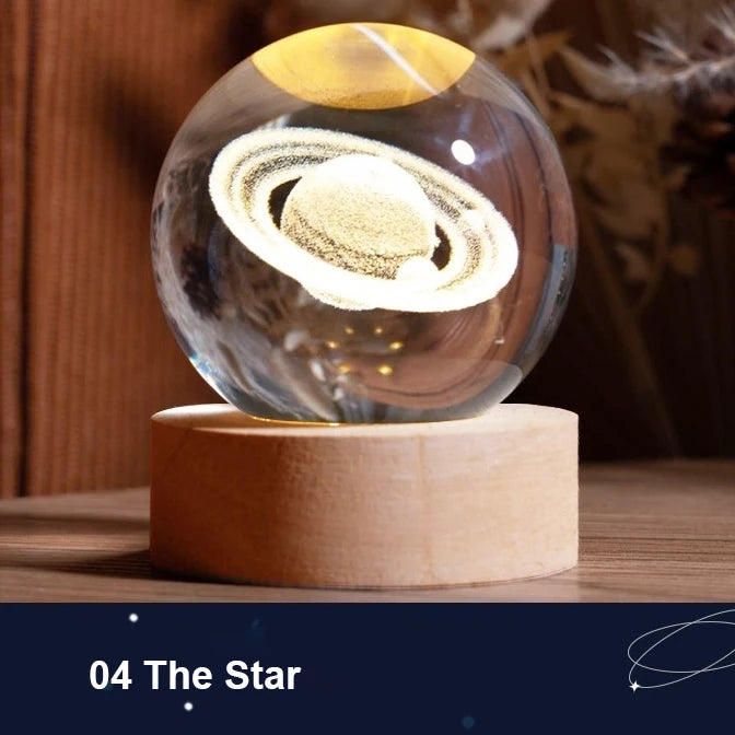 Lumea Galaxy Kristallen Nachtlamp - tafellampen