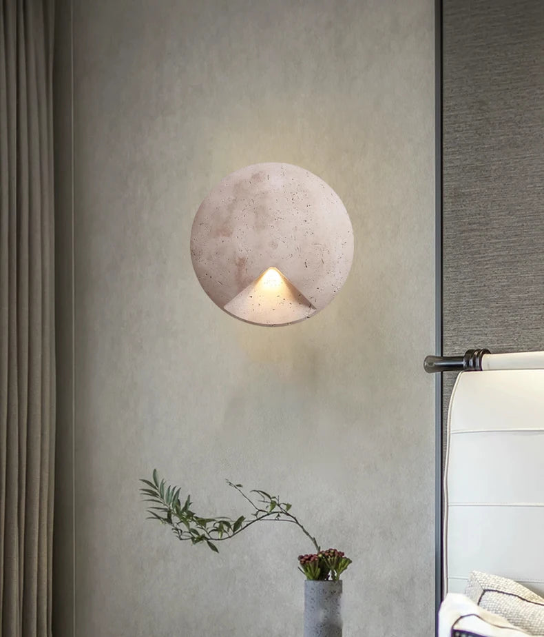STONELUX ArtaGlow Natuurstenen Wandlamp - wandlamp - detail