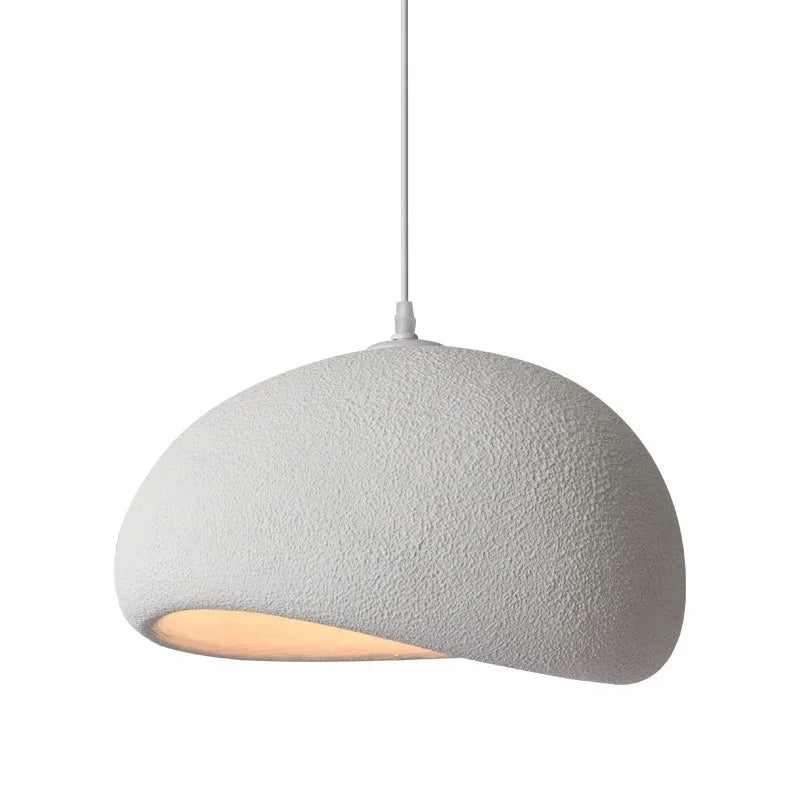 WabiGlow – Moderne Wabi Sabi LED Hanglamp voor Woonkamer, Eetkamer & Slaapkamer - hanglampen - zijaanzicht