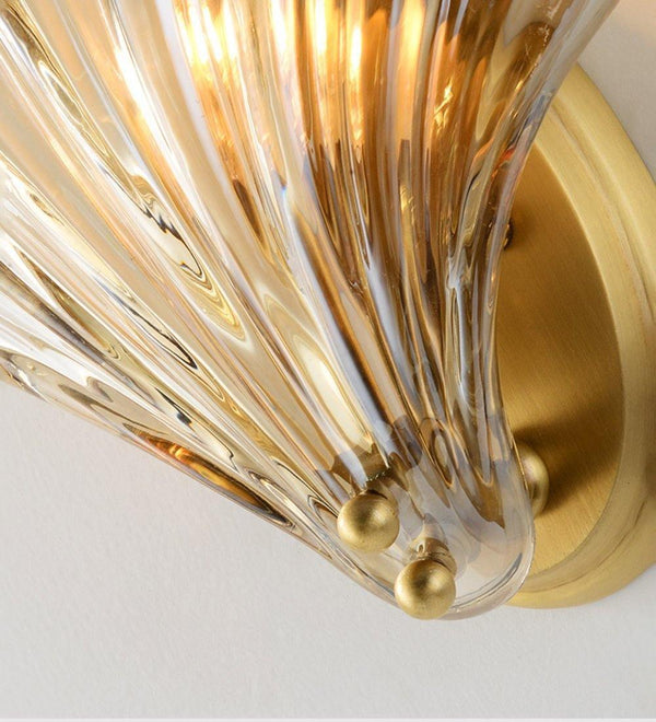 Wandlamp Shell - wandlampen - detail