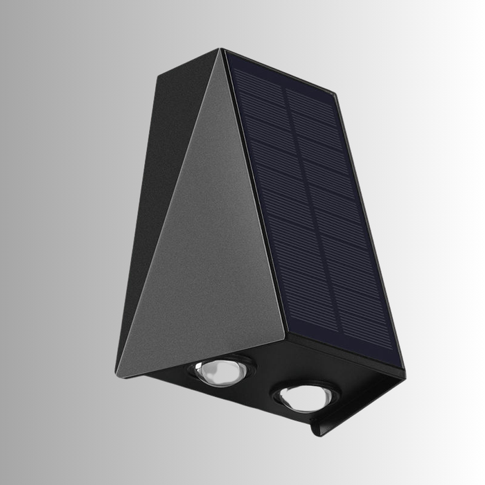 LED Wandlamp Op Zonne-Energie - wandlampen - zijaanzicht