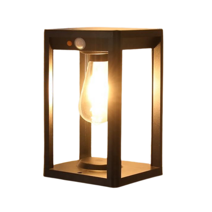 Pilaar Zonne- Energie Lamp - buitenverlichting - gemonteerd