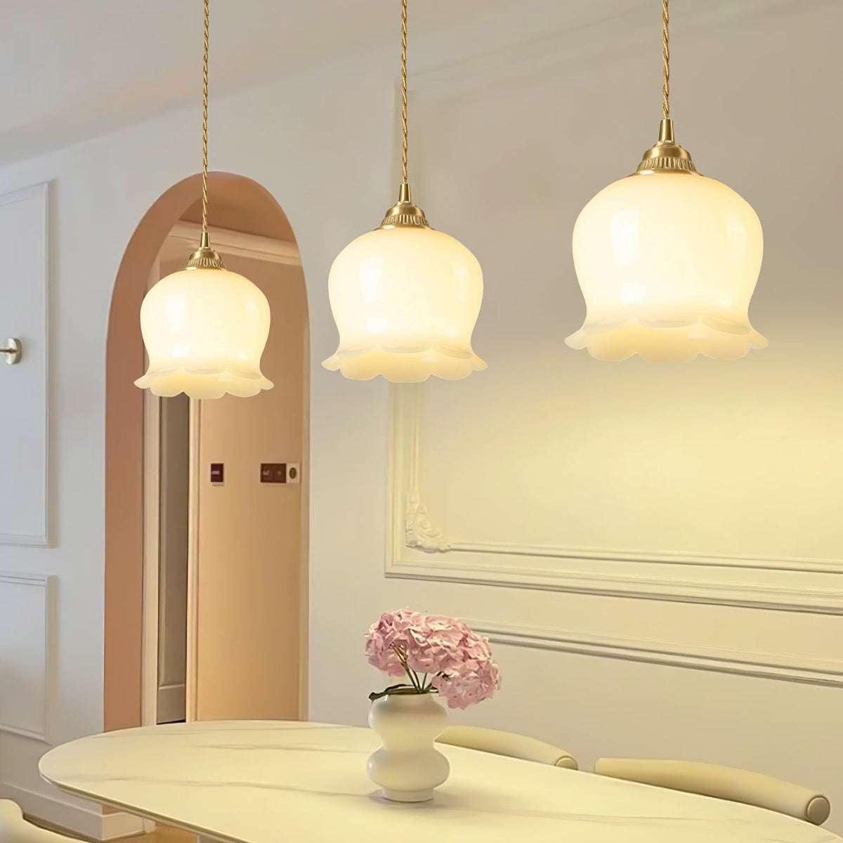 Vallei Bloem Hanglamp - hanglampen - zijaanzicht