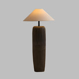 Wooden floor lamp