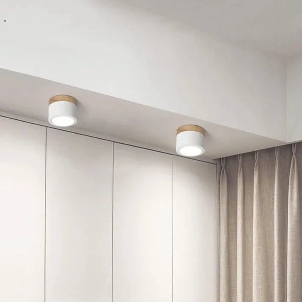 Nordic Cilinder Led Plafondlampen Voor Gangen - plafondlamp - close-up