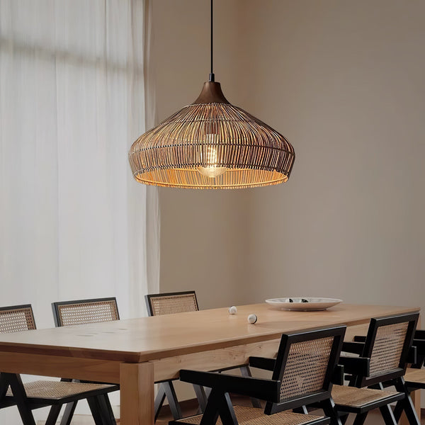 Unique Rattan Wicker Hanging Lamp