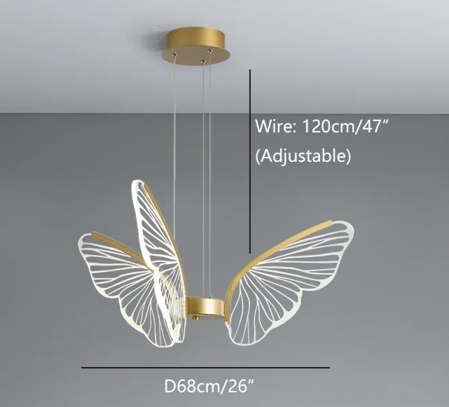 Moonriver LED Butterfly Pendant Lamp