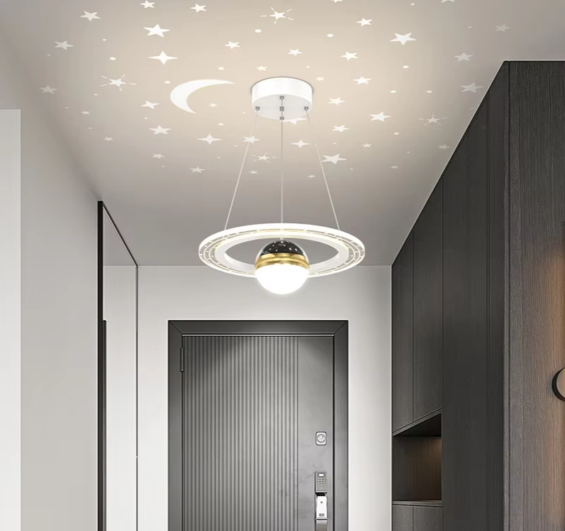LunaNova LED Plafondlamp met Sterrenprojectie - hanglampen - sfeerbeeld