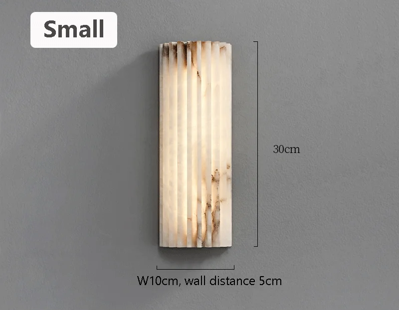 MarbellaLuce Moderne Marmeren Wandlamp - wandlamp - close-up