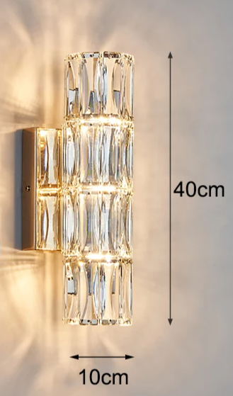 Moderne Luxe Kristallen Wandlamp - wandlamp - sfeerbeeld