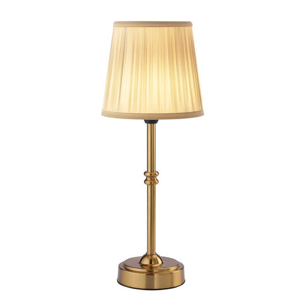 LED Retro Fabric Wireless Table Lamp