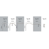 Betec Leuchten Manufactur - Minimus floor lamp DuoLED made of brass, bracket type 300mm