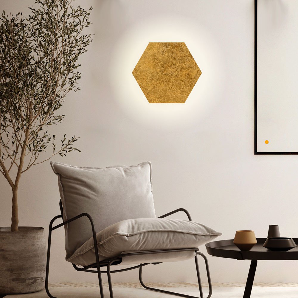 Skapetze - Hive indirecte LED wandlamp - wandlampen