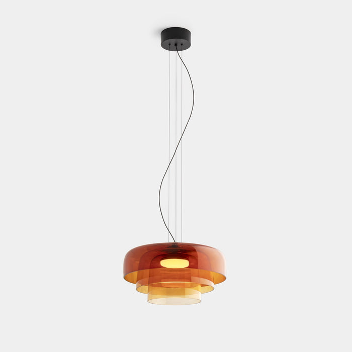 Glazen Plafondlamp Met Historische Charme en Moderne Functionaliteit - plafondlamp - materiaaldetail