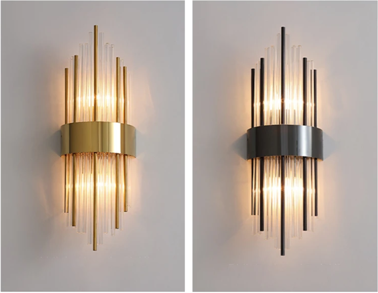 AuriLux Nordic Kristallen Wandlamp - wandlampen - afmetingen