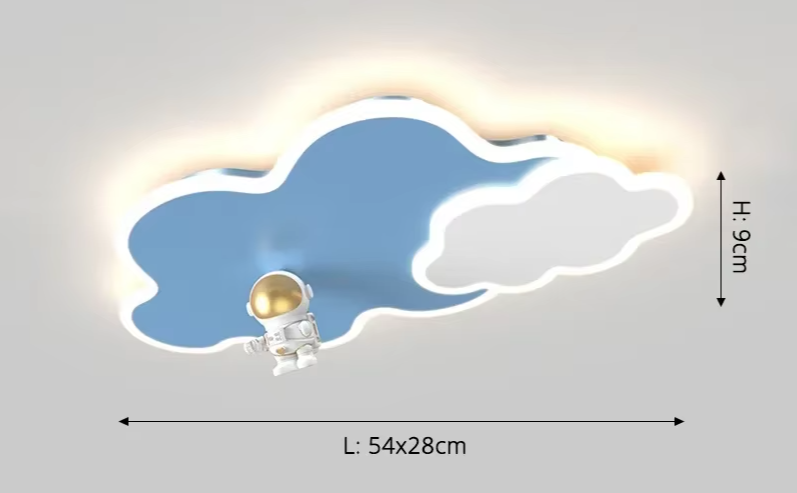 Nordic Astronaut Cloud LED Hanglamp - plafondlamp - in de kamer
