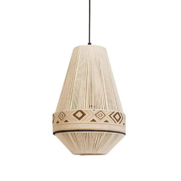 Geweven Bohemian Fringe Hanglamp - hanglampen - detail