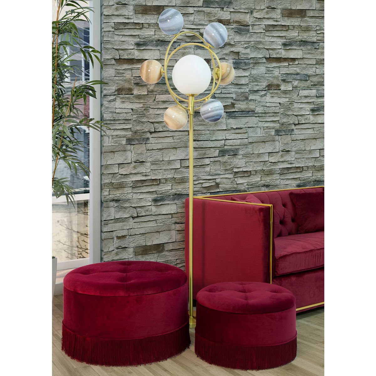 Alexandra Decor - Vloerlamp Universo Cm 80X50X195 - vloerlamp