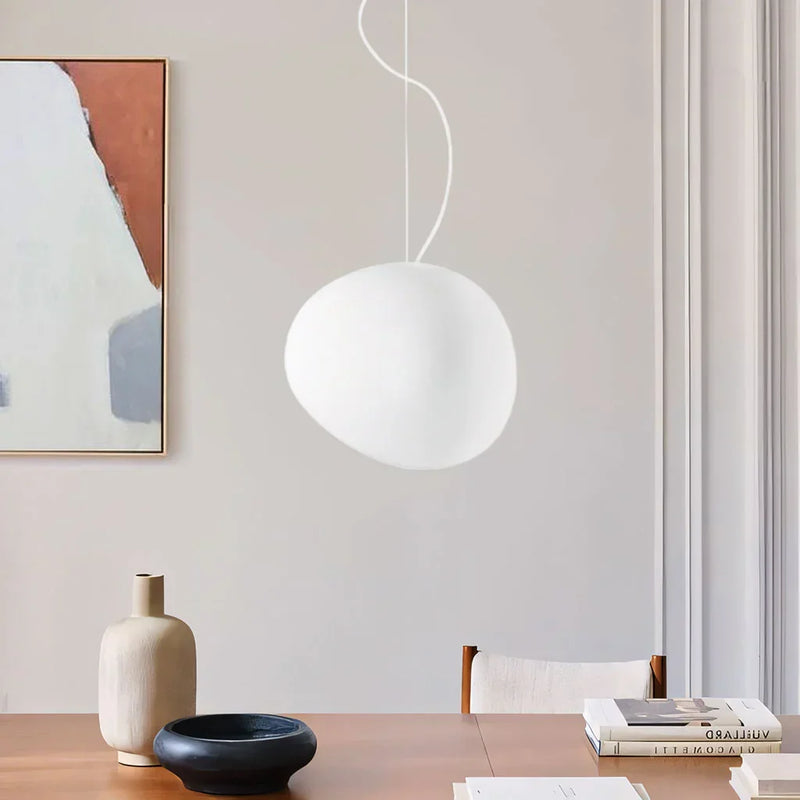 Witte Kiezel Hanglamp - hanglampen