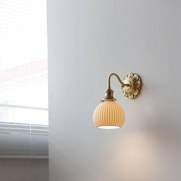 Messing Keramische Wandlamp - wandlampen