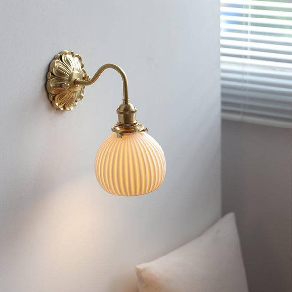 Messing Keramische Wandlamp - wandlampen - afmetingen