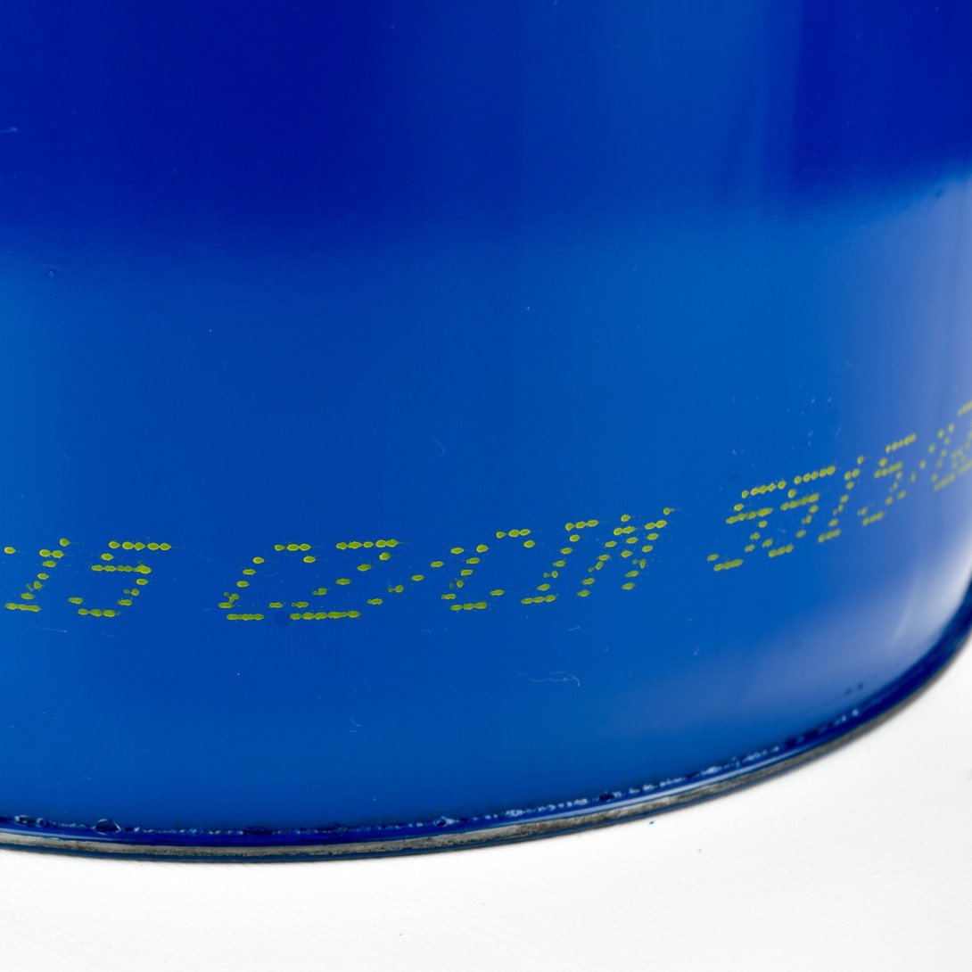 Gie El - Barrel Vloerlamp In Blauw - vloerlamp - in de kamer