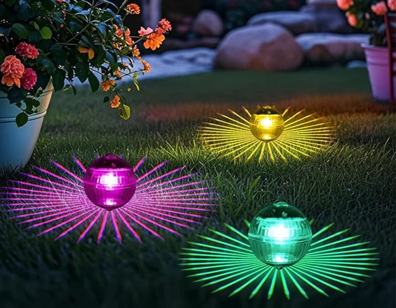 SOLAGLOW Drijvende Solar RGB Zwembadlamp - buitenverlichting - zijaanzicht