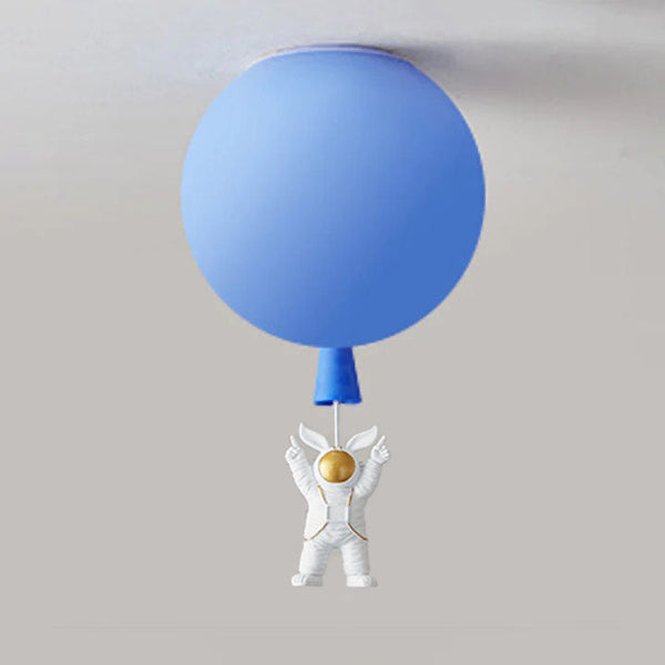 Moderne Maan/Astronauten Led Plafondlamp - hanglampen - zijaanzicht