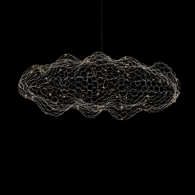 Deense Designer IJzeren Mesh Wolk Hanglamp - hanglampen - afmetingen