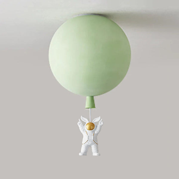 Moderne Maan/Astronauten Led Plafondlamp - hanglampen - close-up