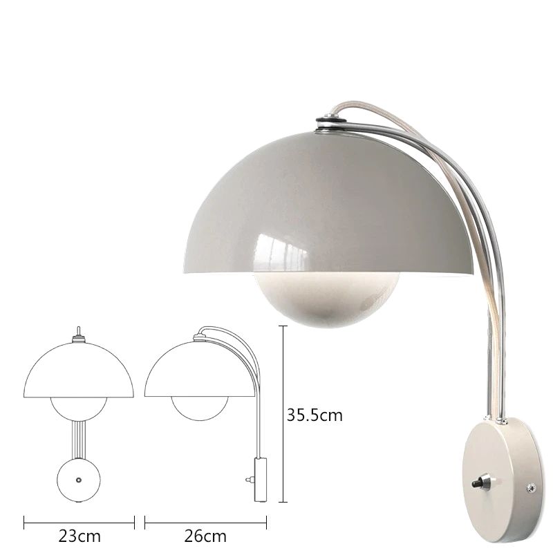 Artpad Bud Wandlamp - wandlamp - sfeerbeeld
