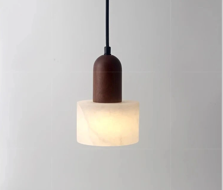 Lumina Wabi-Sabi Luxe Marmeren LED Hanglamp – Elegante Jade-Witte Sfeerverlichting - hanglampen - afmetingen