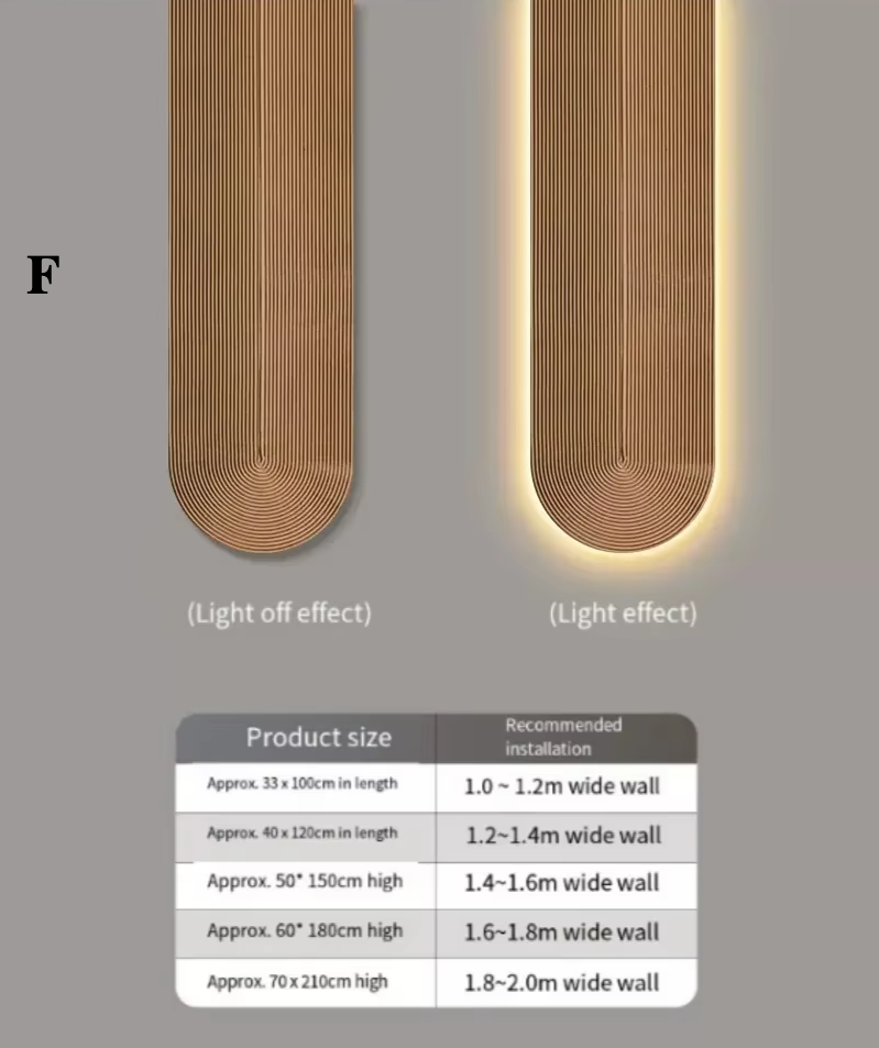 LUMINAARC Minimalistische LED Wandlamp - wandlampen - in de kamer