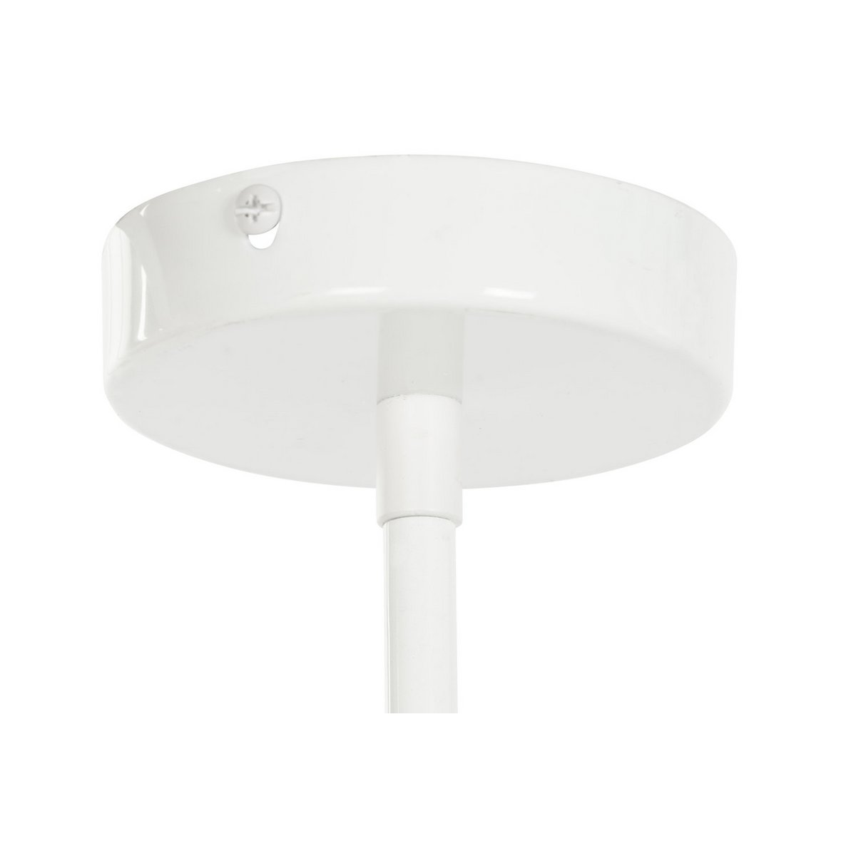 Alexandra Meti - Metalen Glazen Plafondlamp 98X21X22 Witte Ballen - plafondlampen - close-up