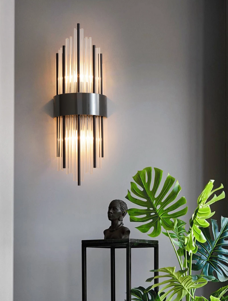 AuriLux Nordic Kristallen Wandlamp - wandlampen