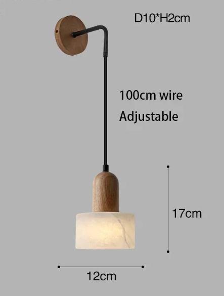 Lumina Wabi-Sabi Luxury Marble LED Pendant Lamp – Elegant Jade White Mood Lighting