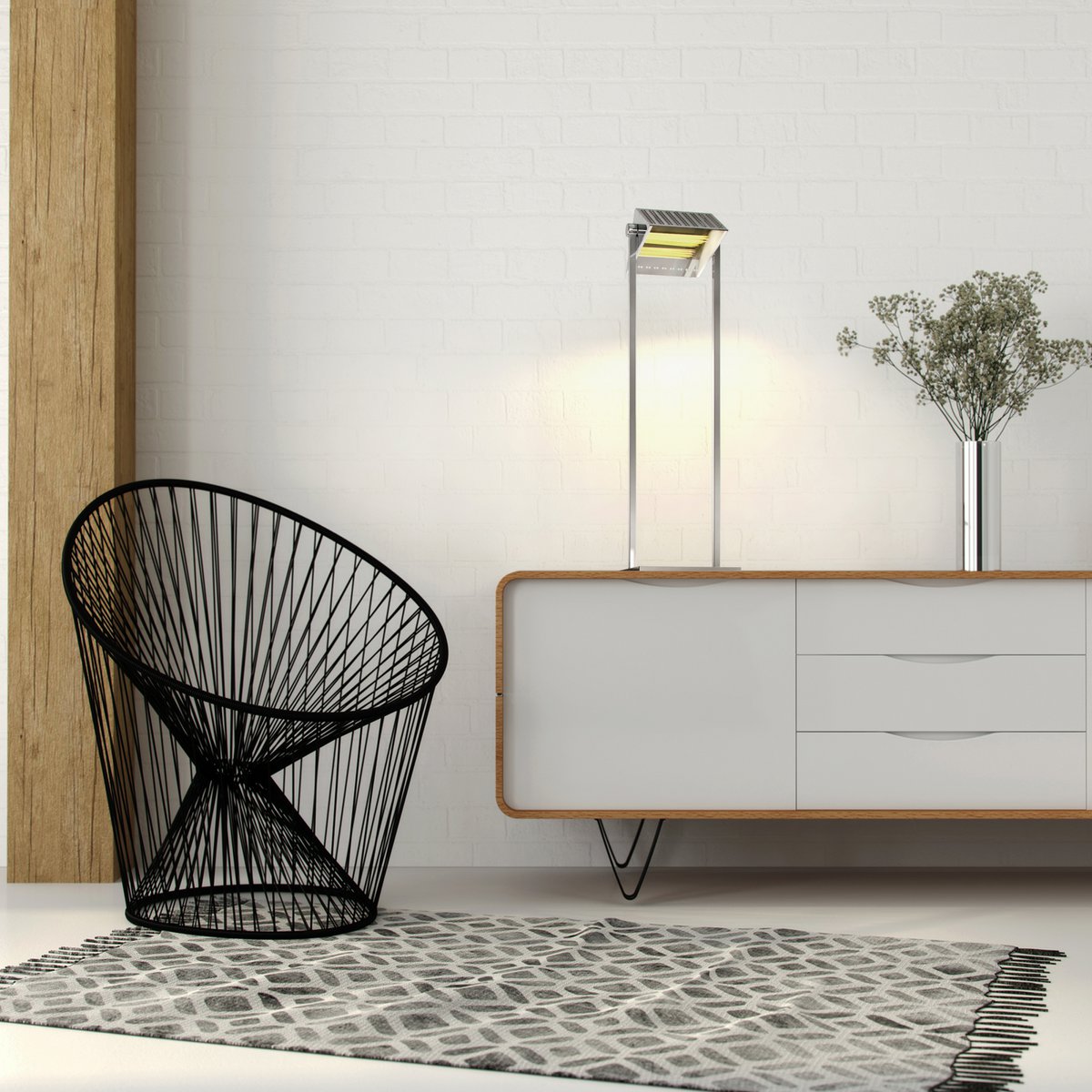 Betec Leuchten Manufactur - Luxe 5 Vloerlamp LED - tafellampen