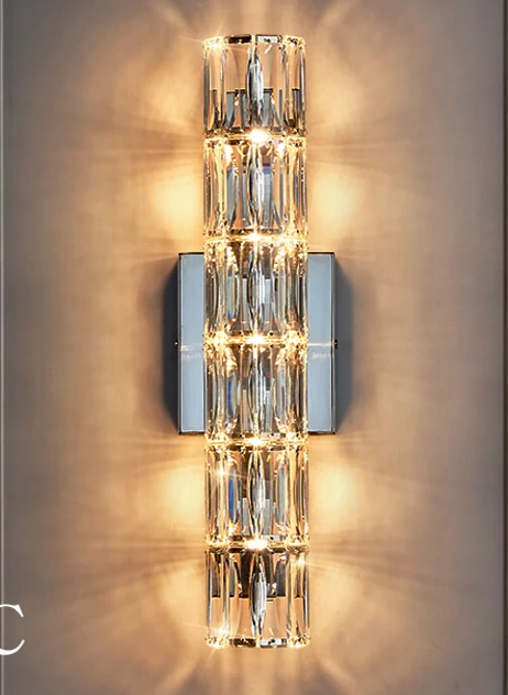 Moderne Luxe Kristallen Wandlamp - wandlamp - sfeerbeeld