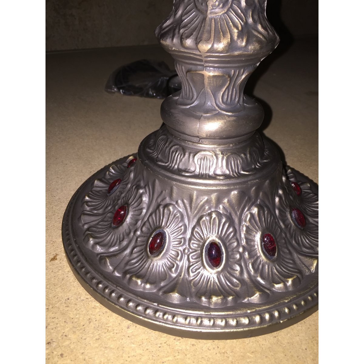 Alexandra Lighting - Tafellamp Met Tiffany Vorm En Scherm Diameter 40Cm Museum Serie - tafellampen - detail