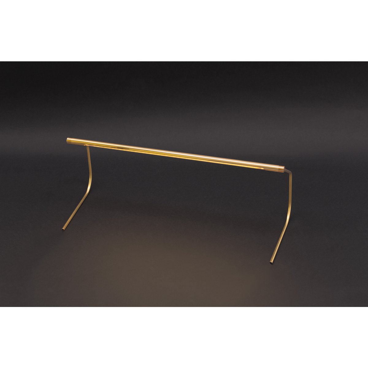 Betec Leuchten Manufactur - Minimus schilderijlamp DuoLED van messing, beugeltype 100mm - wandlampen - zijaanzicht