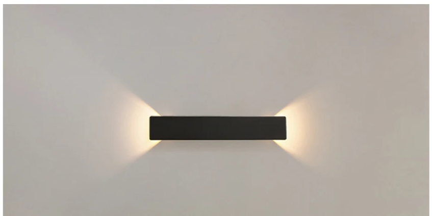 LumaShield Duo – LED Wandlamp Zwart & Wit - wandlamp - sfeerbeeld