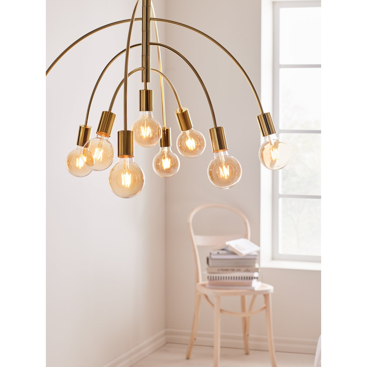 Markslojd - Spoelbakhanger 9L Messing - hanglampen - sfeerbeeld
