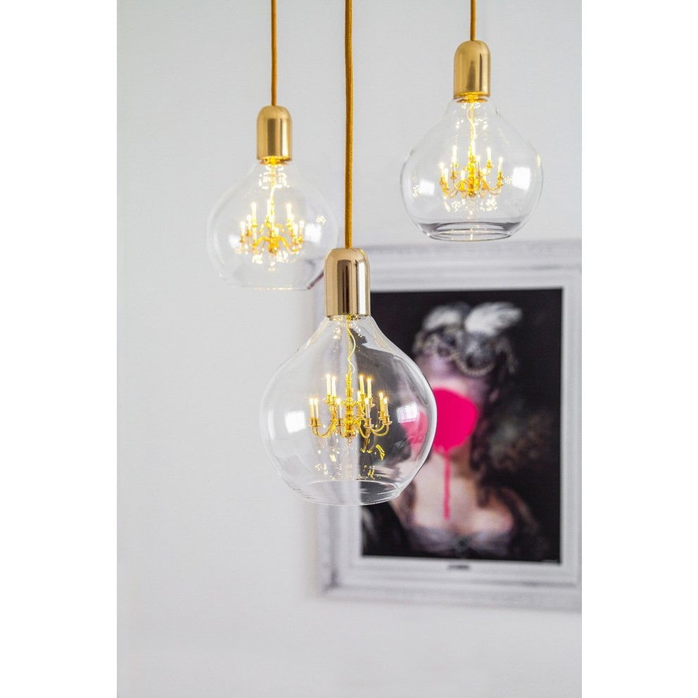 Mineheart - Gouden King Edison Hanglamp - hanglampen - sfeerbeeld