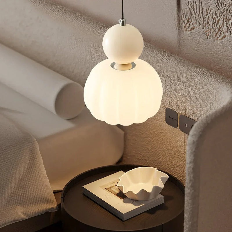 Scout Creme Art Deco Hanglamp voor in de Slaapkamer - hanglampen - sfeerbeeld