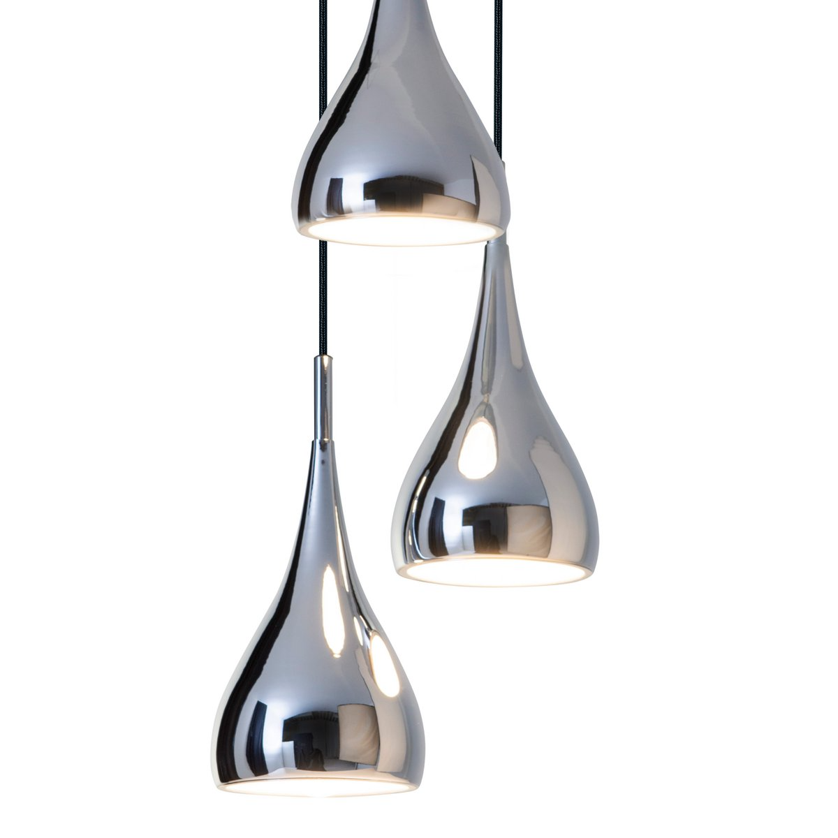 Näve Leuchten - 3 Hanglampen "Stijl" - hanglampen - in de kamer
