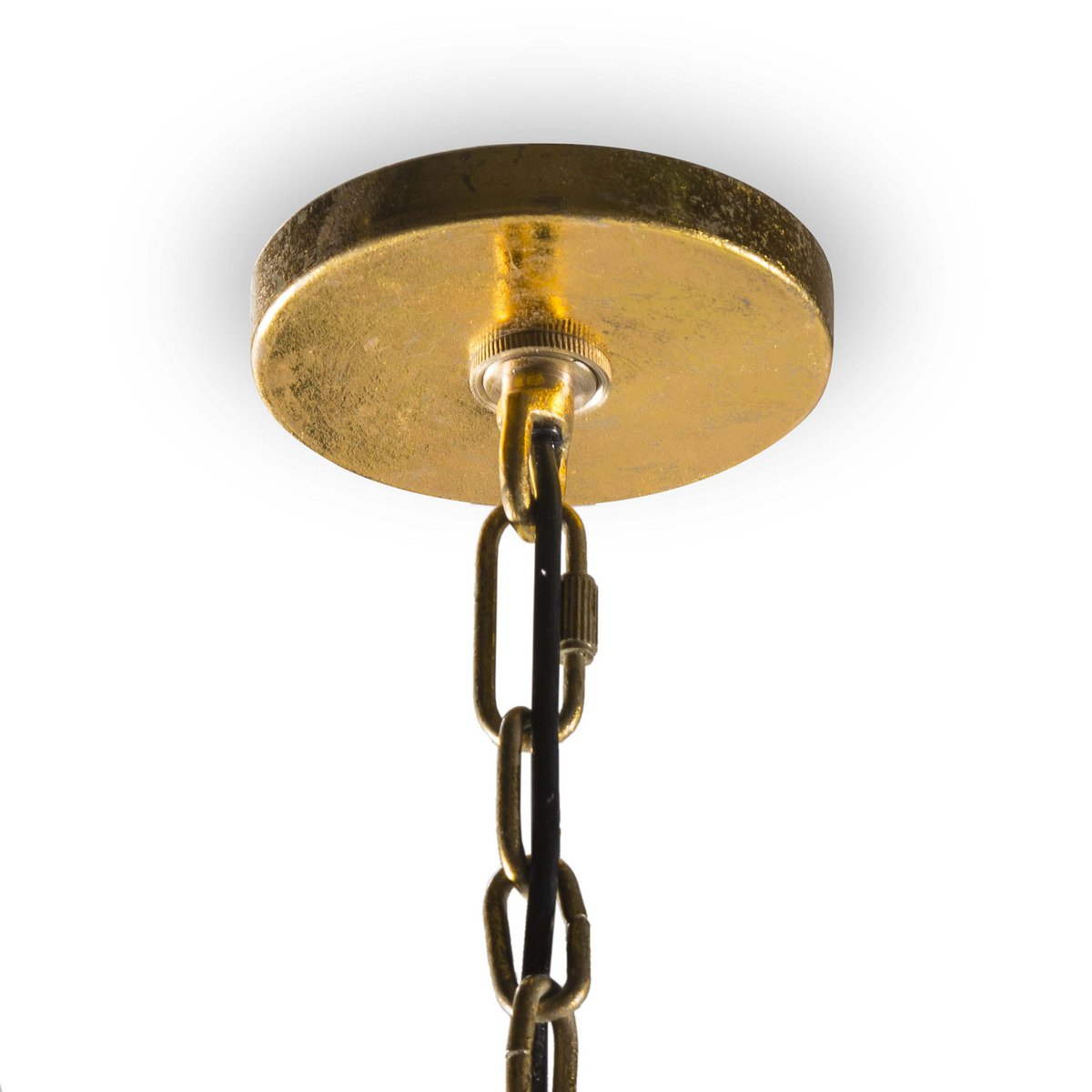Alexandra Thai - Plafondlamp 46X46X40 Metaal Goud/Wit Marmer - plafondlampen - sfeerbeeld